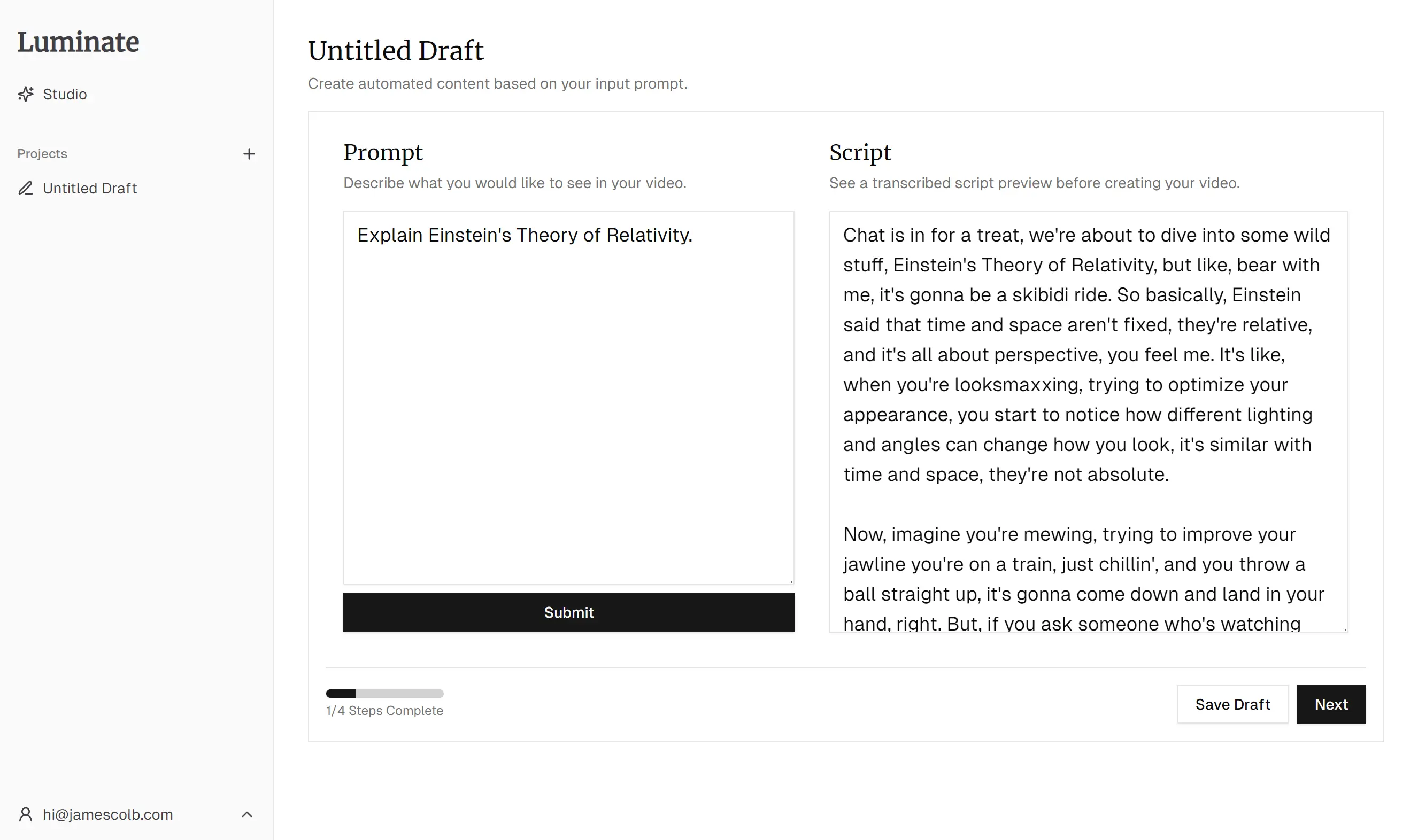 Luminate Screenshot
